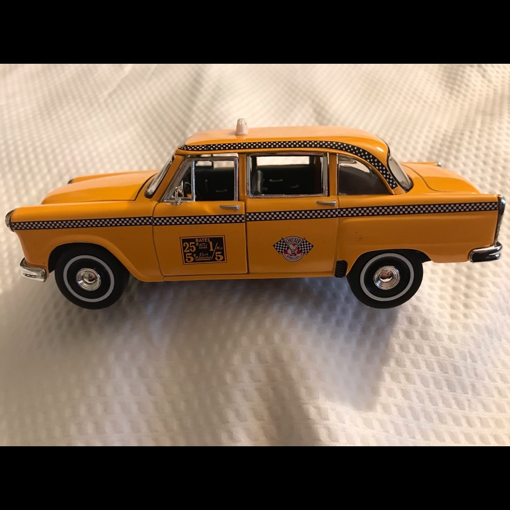 NYC1963 Checker taxi cab die cast car